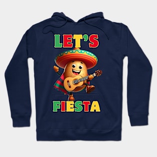 Let's Fiesta Potato Cinco De Mayo Mexican Cute Hoodie